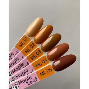 Гель лак Toki-Toki Maple Leaf  №01,  5мл. Photo 2